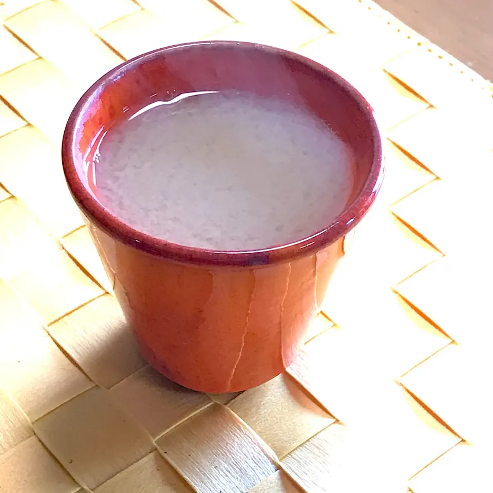 甘酒でほうじ茶ラテ 初体験|ゼニコさん