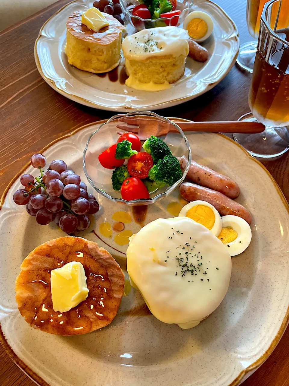 ふんわりパンケーキセット|ＭＡＲＵＥ家の食卓さん