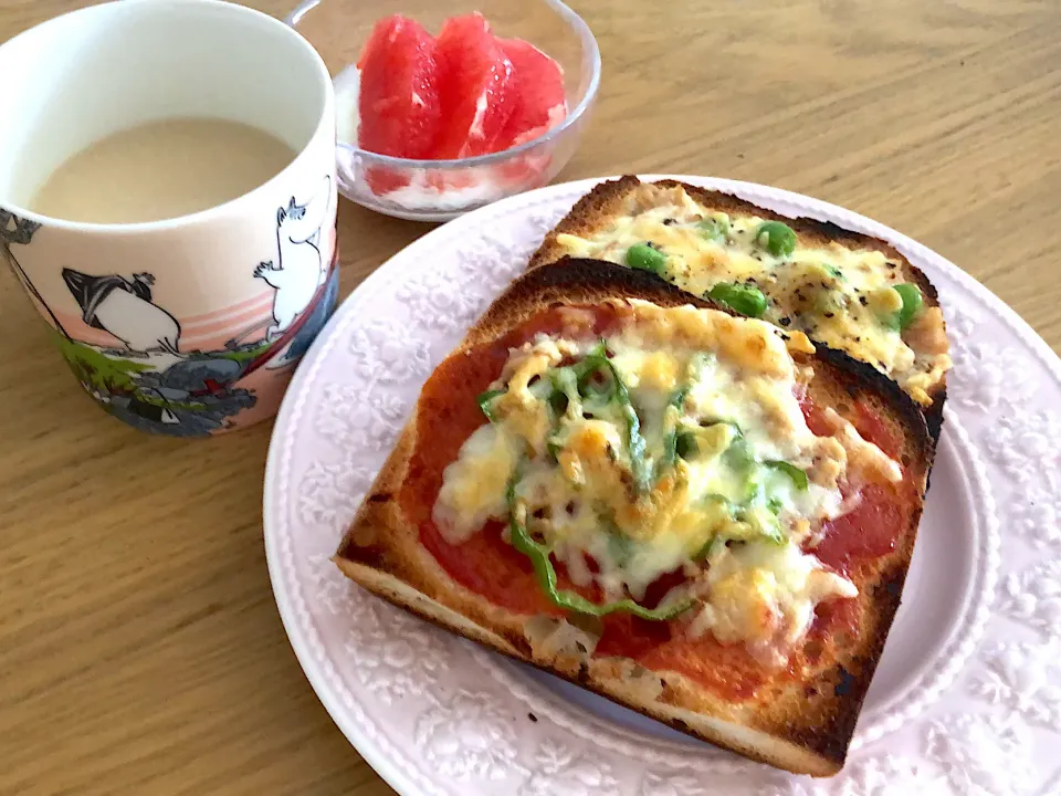 ピザトースト🍕甘酒^_^|さおりさん