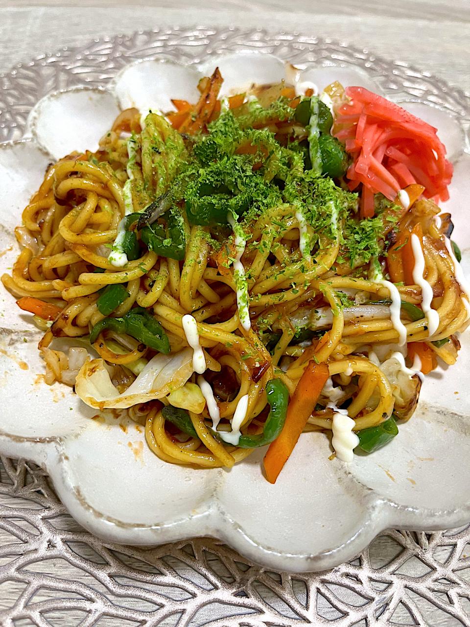 肉なし野菜もりもりグルテンフリー焼きそばのお昼ごはん ゆかｕ Snapdish スナップディッシュ Id Zp8via