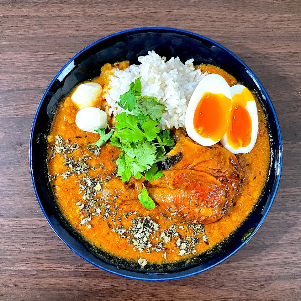 スパイスチキンレッグカレー|dashi menjiroさん