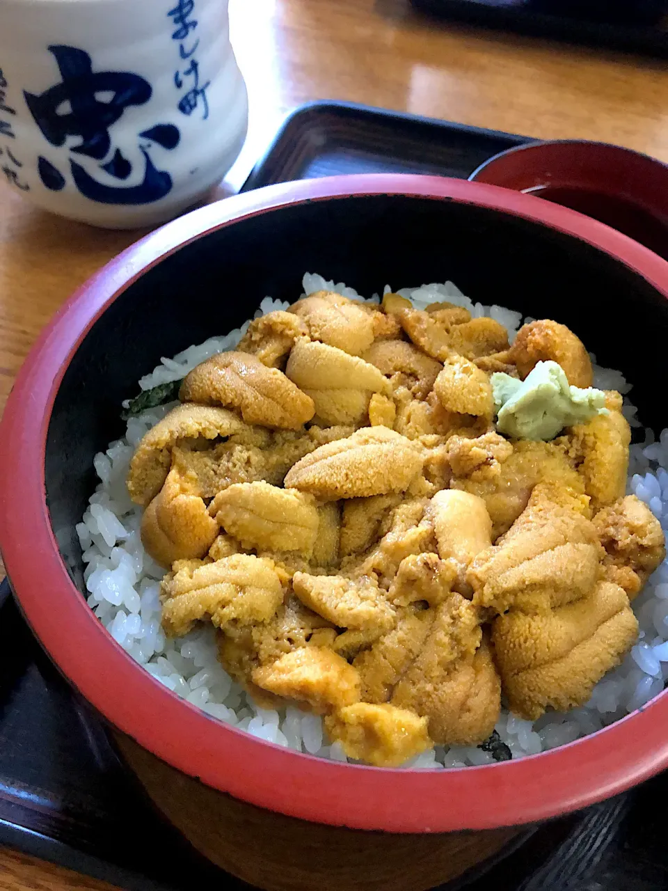 Snapdishの料理写真:増毛産むらさき雲丹丼|Miekoさん