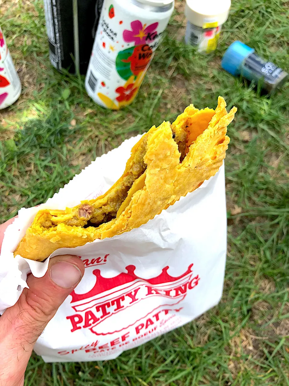 Snapdishの料理写真:Curry goat patty 😋|BentoFoxさん