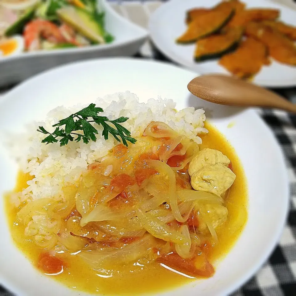 Snapdishの料理写真:糀甘酒でバターチキンカレー🍛|とまと🍅さん