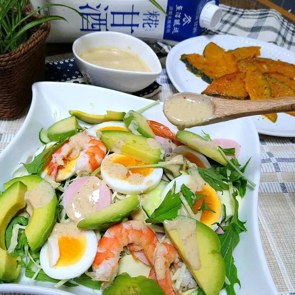 サラダに〜糀甘酒deごまドレッシング🥗|とまと🍅さん