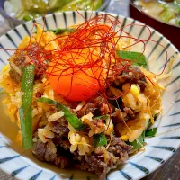 Snapdishの料理写真:炊飯器でビビンバ♫•*¨*•.¸¸♪|シロンさん