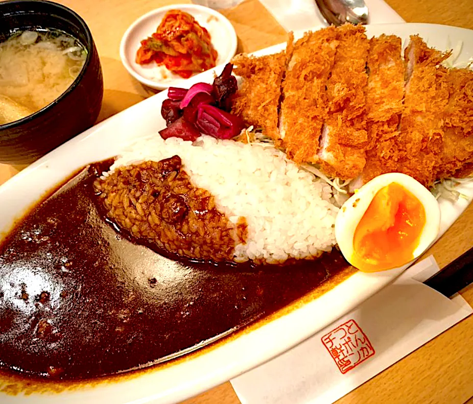 カツカレー定食|Food is lifeさん