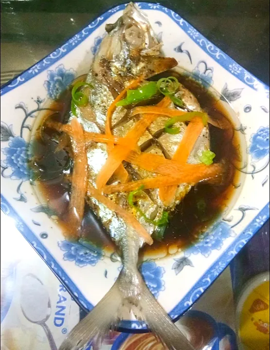 Steam White Pomfret Fish|Shwe Htetさん