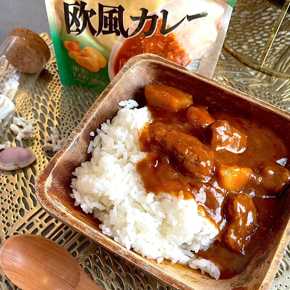 具材ゴごろごろ！大豆のお肉の欧風カレー|KURUMIkitchenさん