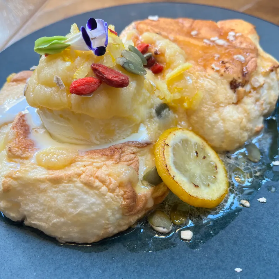 Citrus pancake🍋|Lenoさん