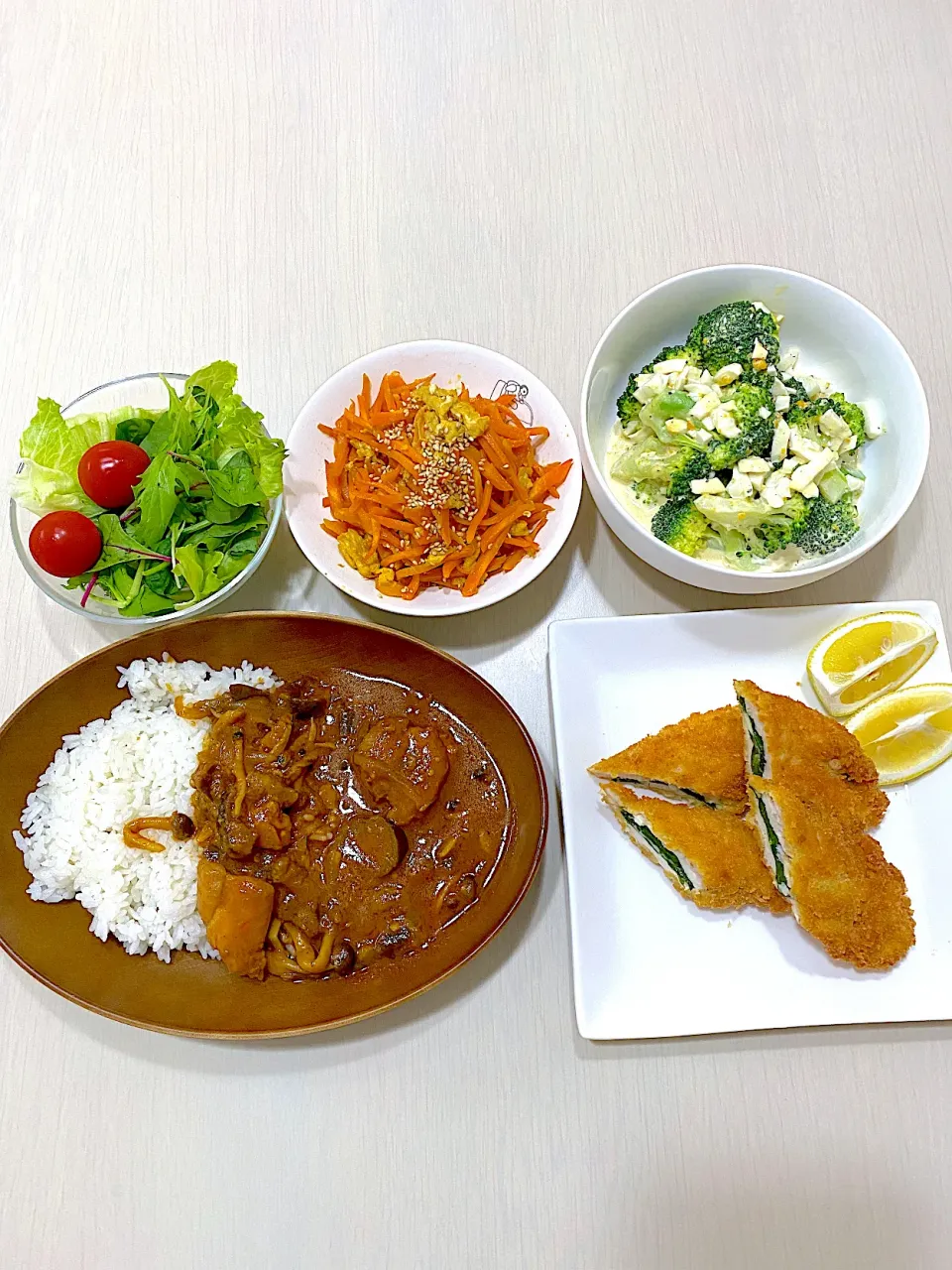 カレーと鶏むね肉大葉チーズフライ|akofoodieさん