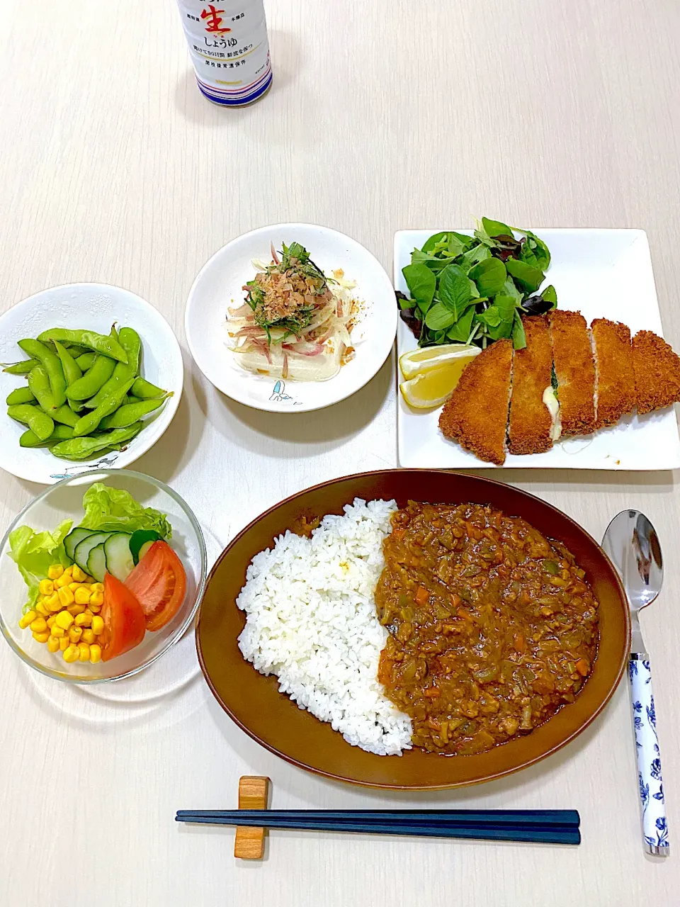 キーマカレー🍛の晩ご飯|akofoodieさん