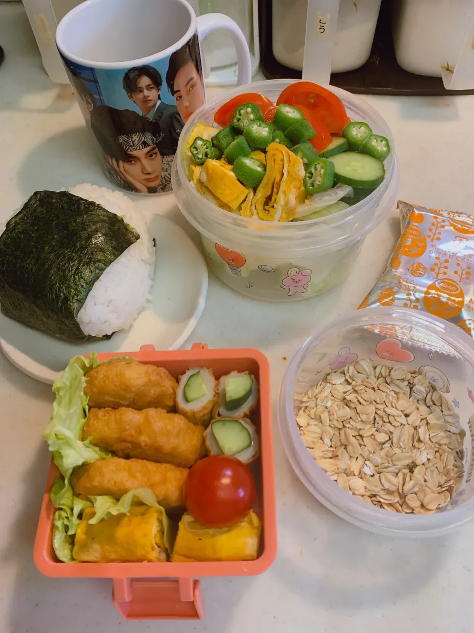 Snapdishの料理写真:2022.8.1.♡お弁当|kimikimiさん