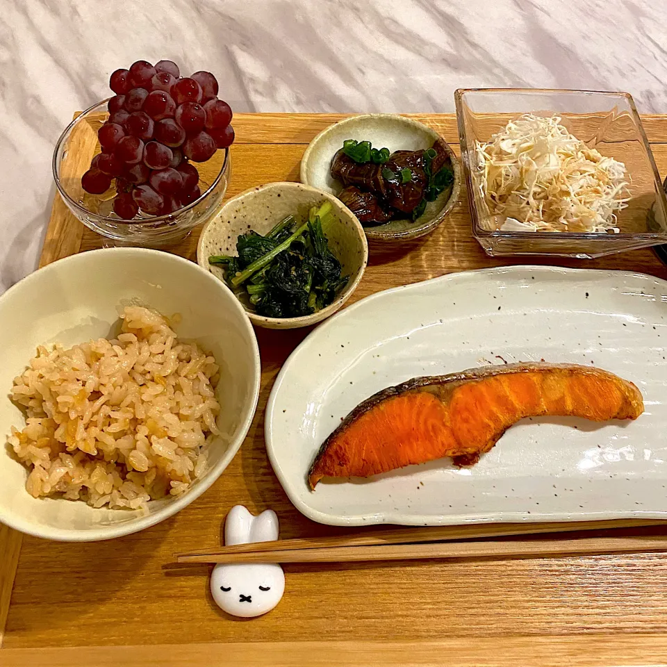 Snapdishの料理写真:鮭の塩焼き|なつこさん