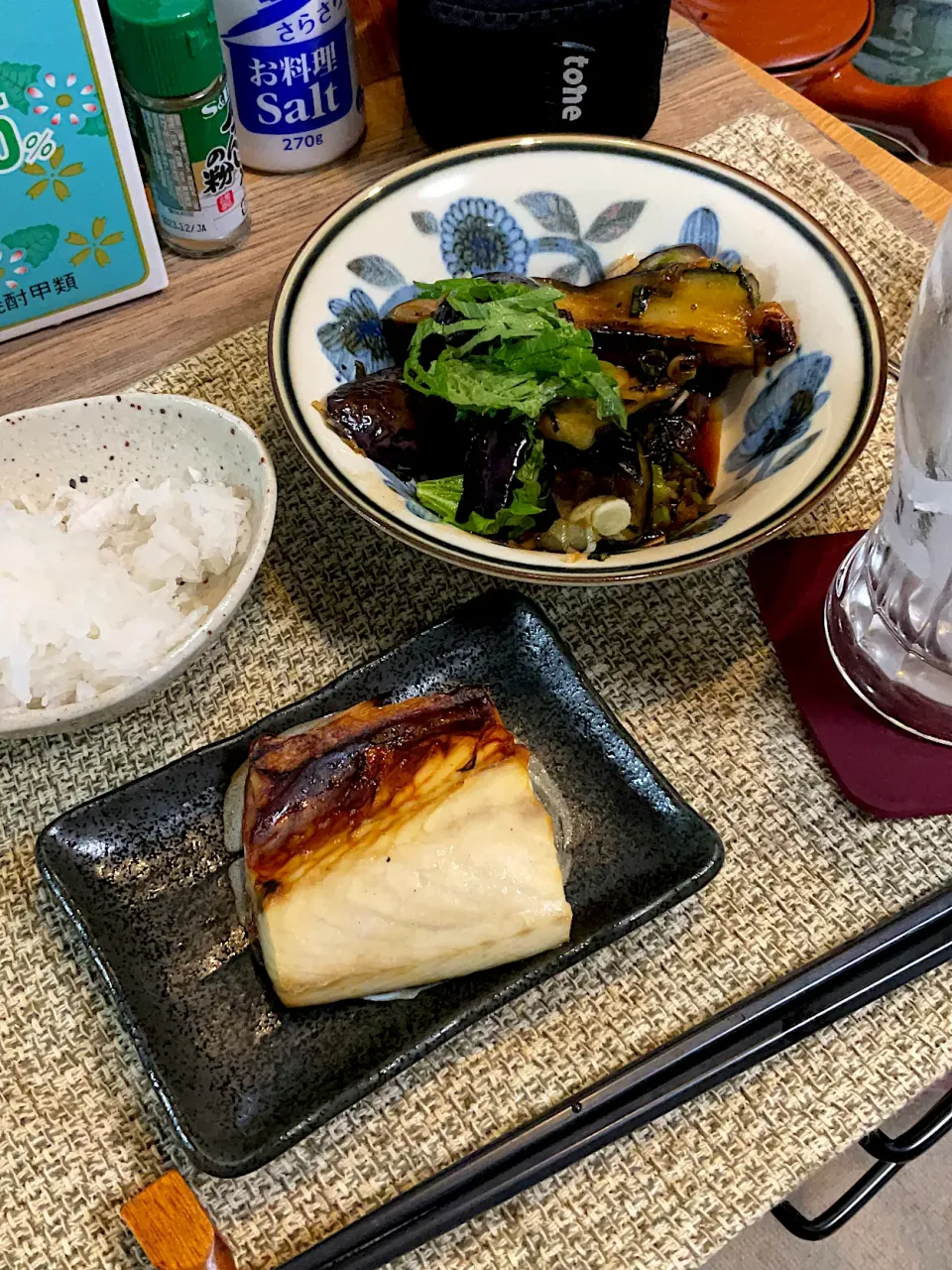 焼き鯖と焼き茄子|くろさん