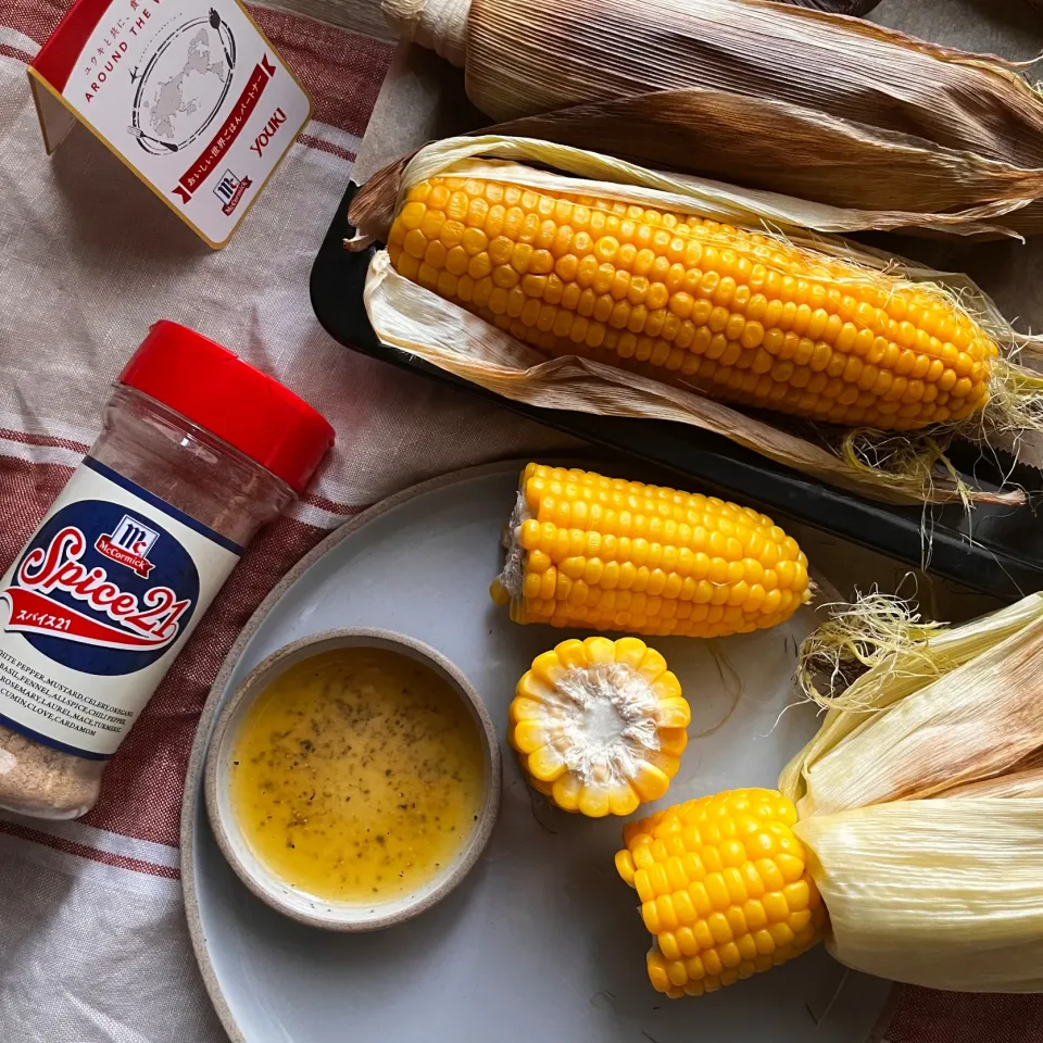 パパ氏さんの料理 スパイシー バターコーン🌽|まる(丸大豆)さん