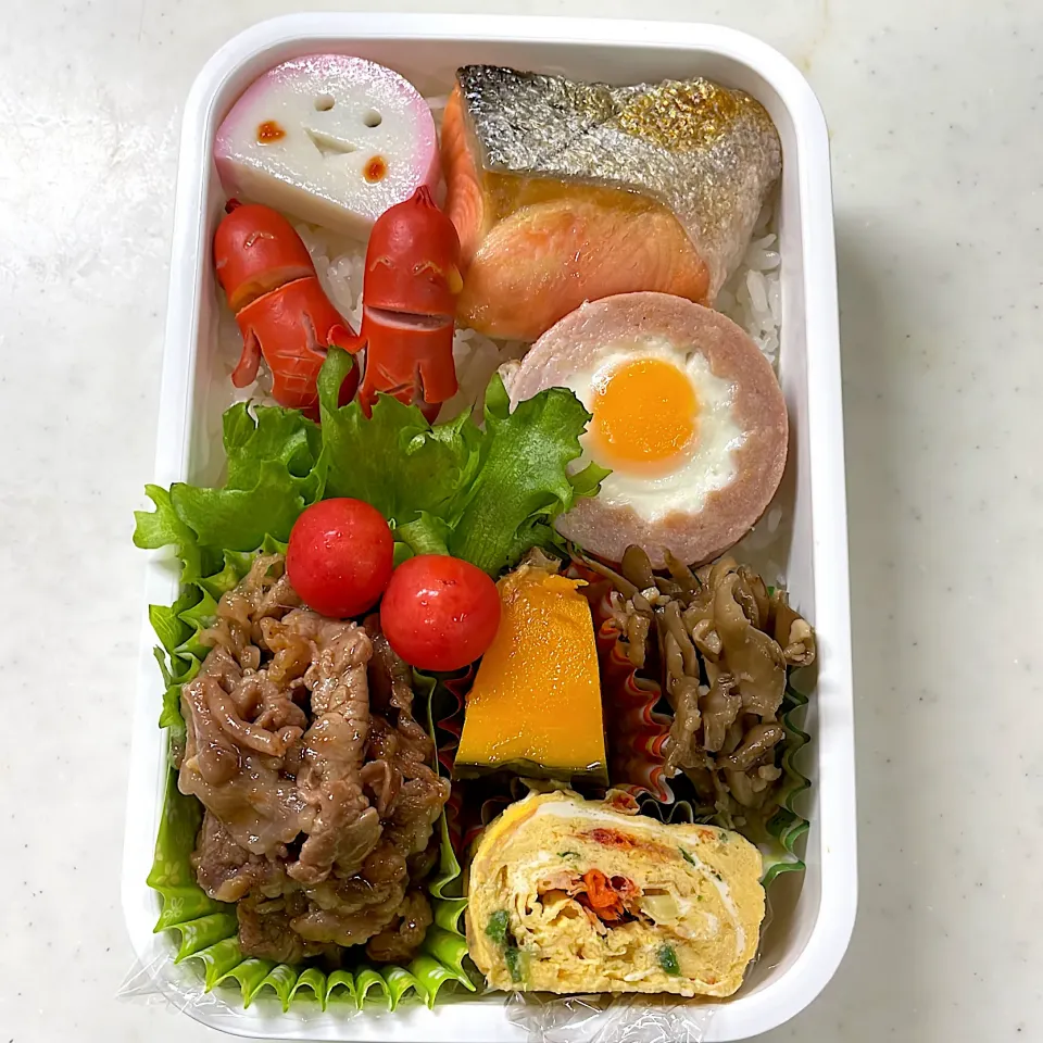 Snapdishの料理写真:2022年8月9日　オレ弁当♪|クッキングおやぢさん