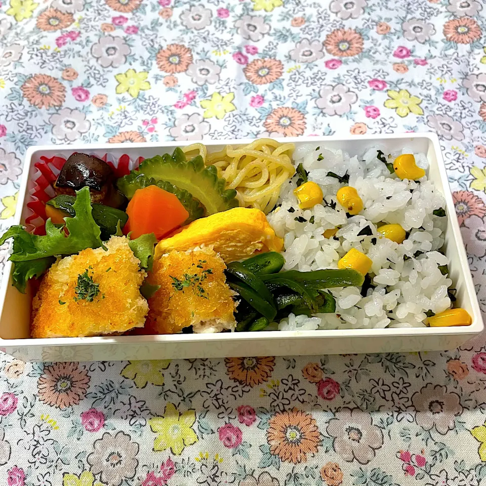 Snapdishの料理写真:娘弁当☆8月9日|kaoriさん