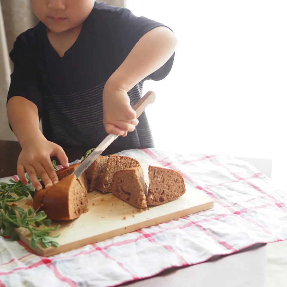 Snapdishの料理写真:甘酒と完熟バナナのココアケーキ|なほさん