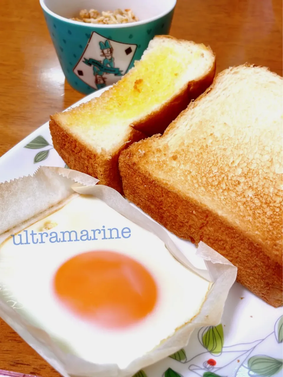 ＊美味しい食パンでトースト朝ごはん♪＊|ultramarineさん