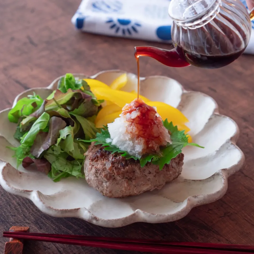 とんちんさんの料理 イチオシ~寒こうじで和風ハンバーグ|スナップディッシュマーケットさん