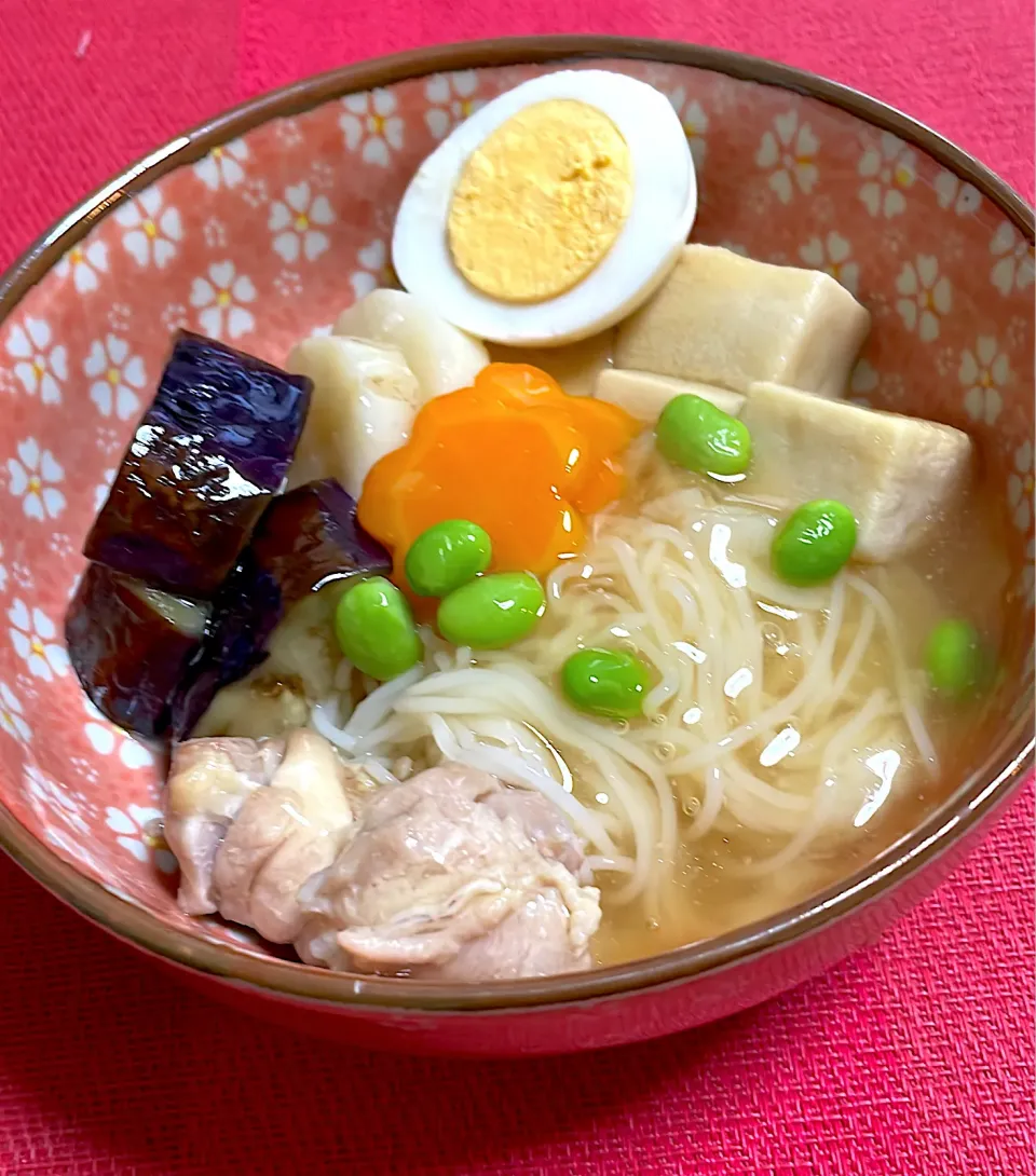 餡かけ冷やし素麺|hiroyoさん