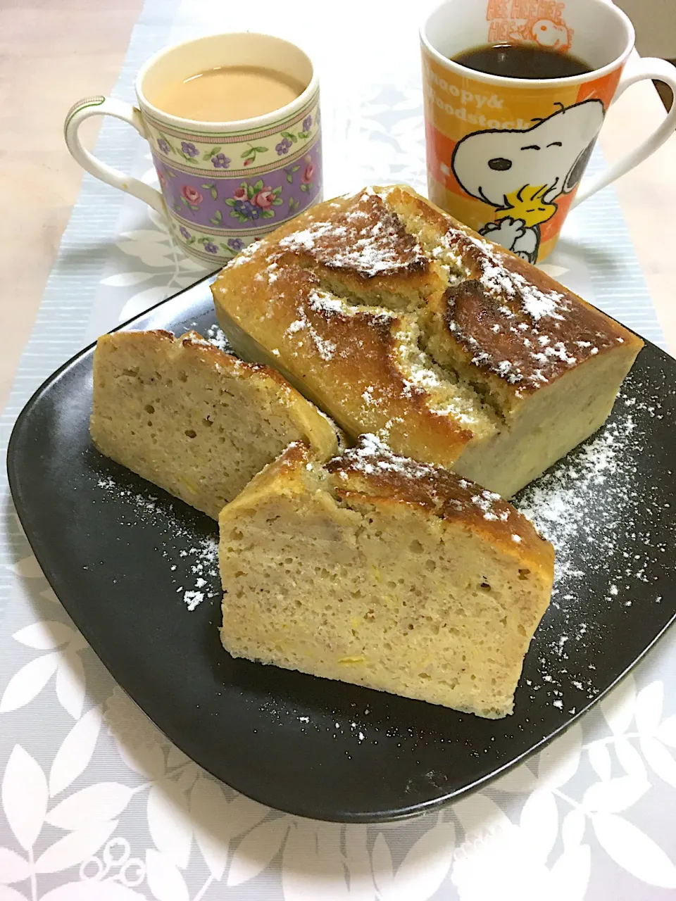 Snapdishの料理写真:完熟バナナのパウンドケーキ|ももさん