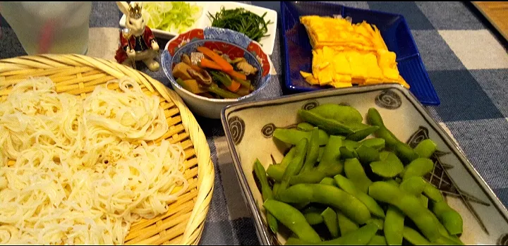 '22．8/10
素麺でランチ😋|たえさん