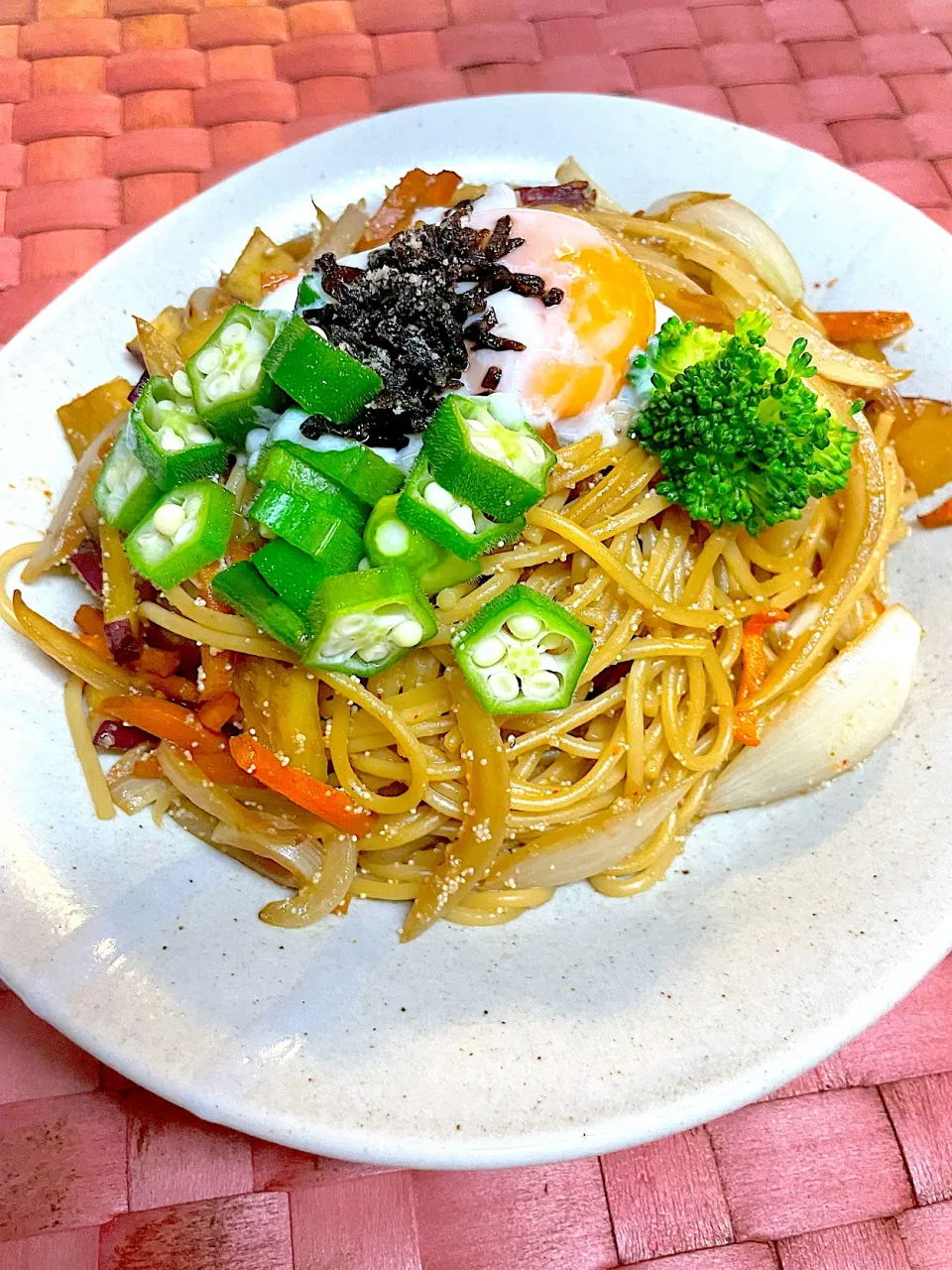 中学生息子のお弁当🍱 明太パスタバター醤油弁当🍱|Snow10さん