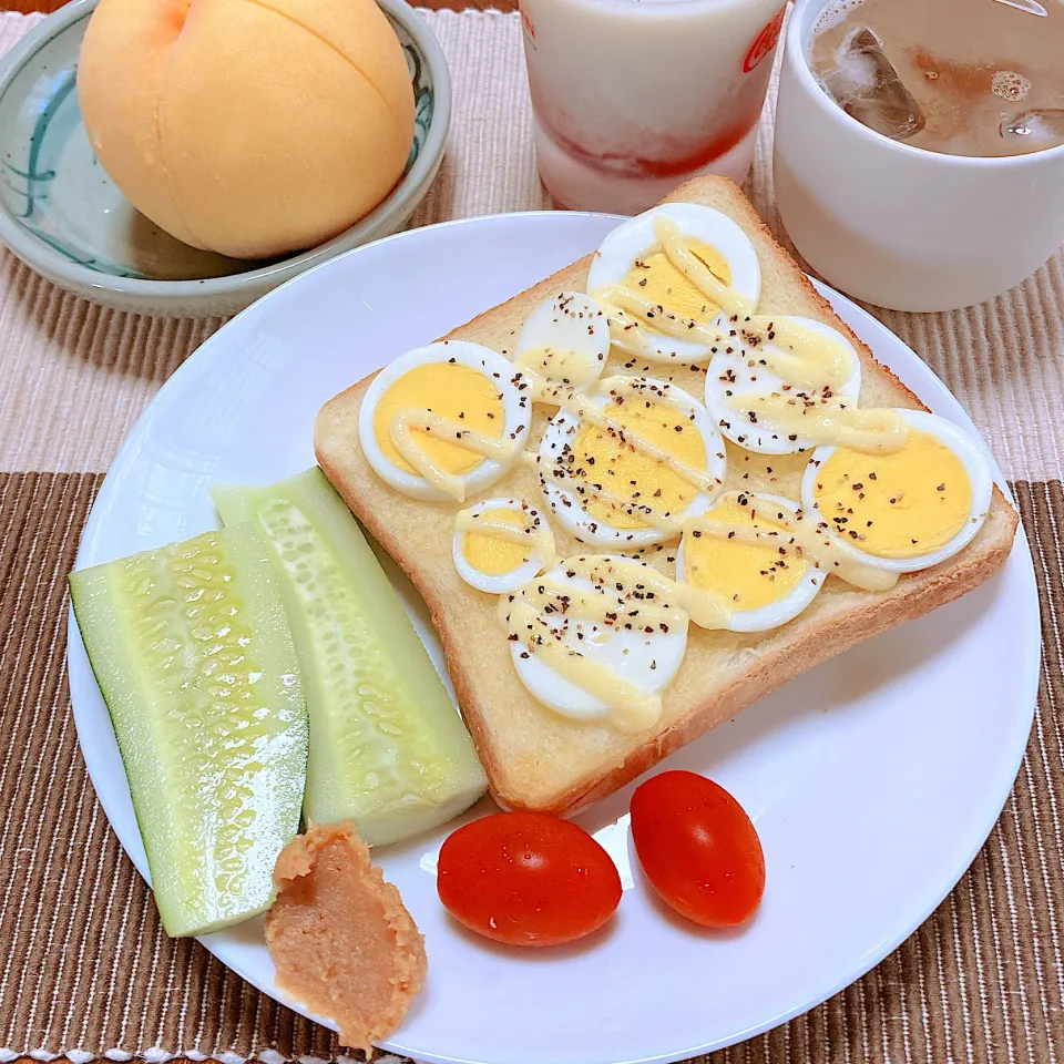 Snapdishの料理写真:たまごトースト|akkoさん