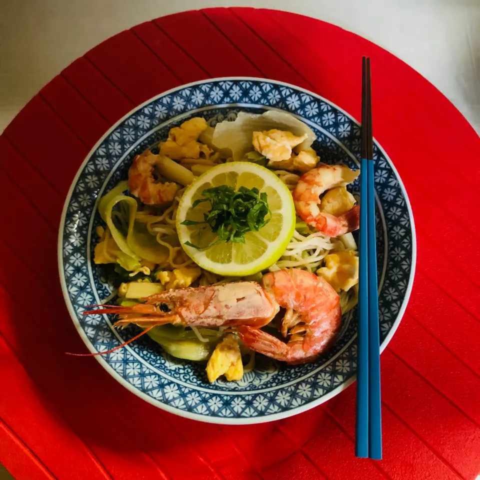 Snapdishの料理写真:エスニック素麺🍤|ユミさん