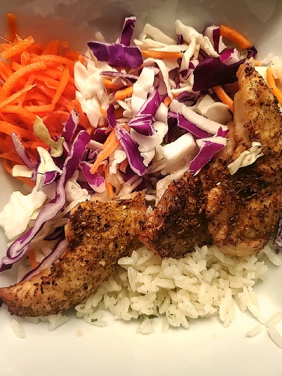 Fermented Carrots, Herb Chicken, Cabbage n Olive Oil Rice|Ashさん