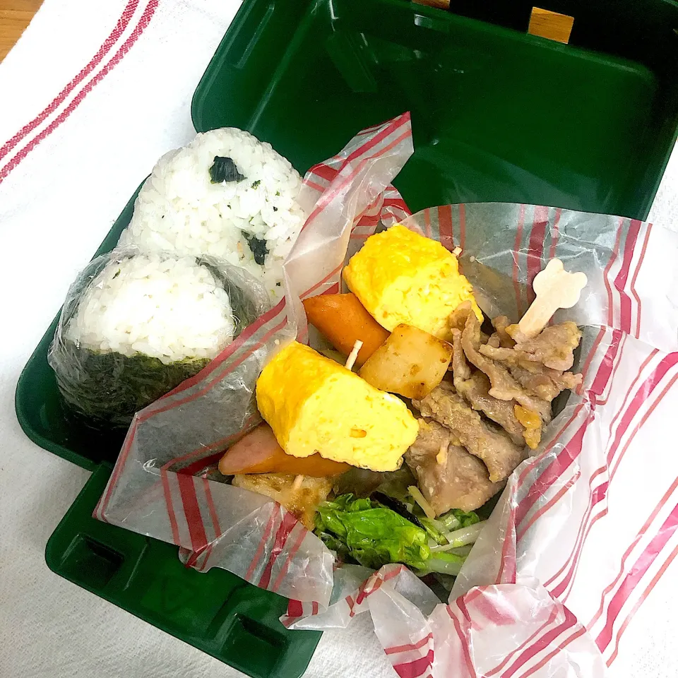 Snapdishの料理写真:次男男子高校生弁当|mickyさん