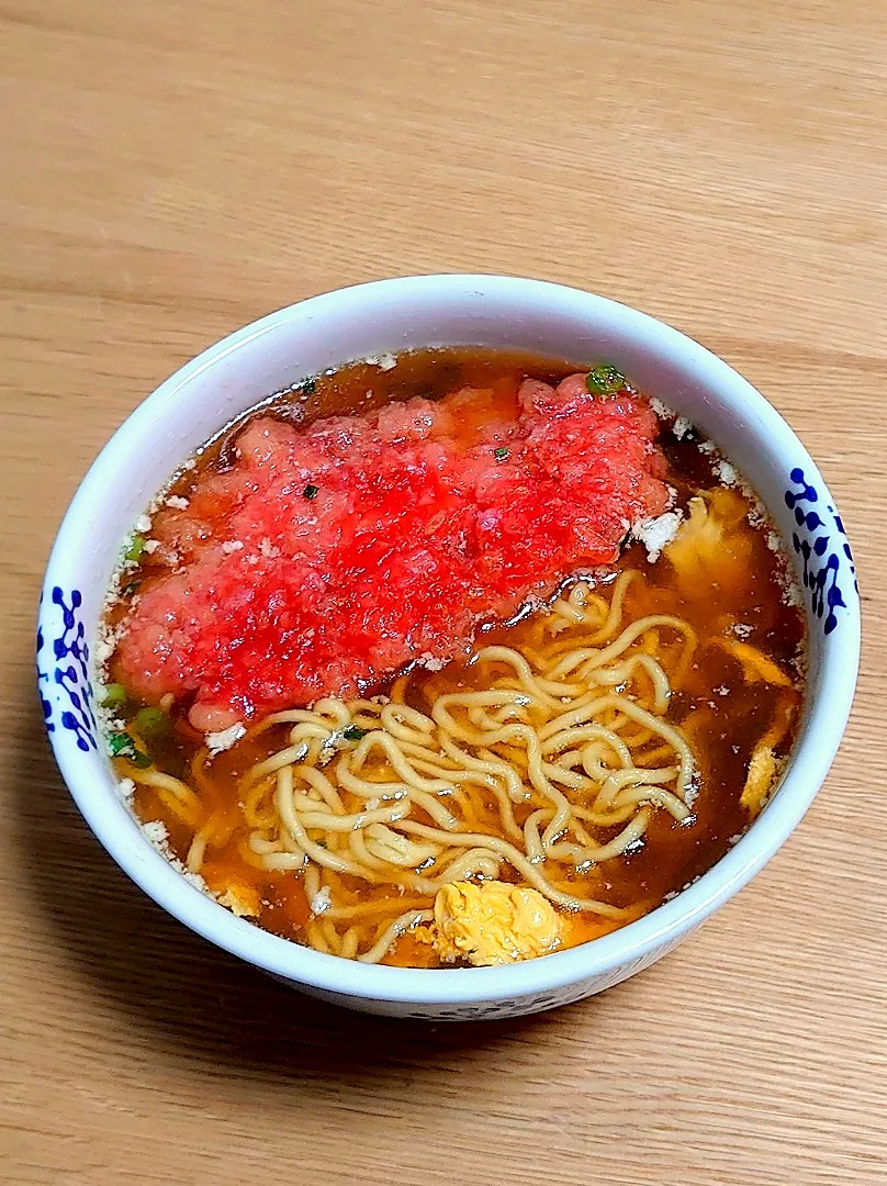 マルちゃん正麺（卵入りレンコン生姜天乗せ）|すーさん