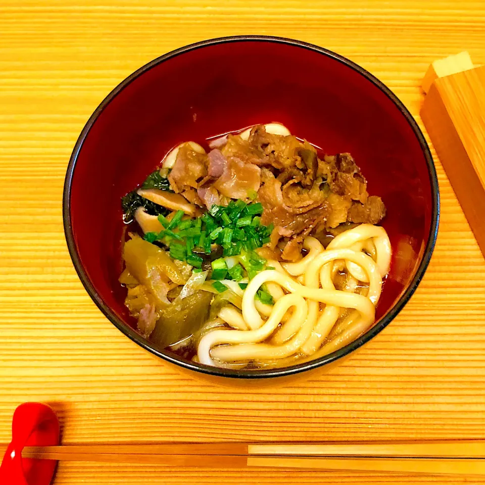 ちょこっと肉うどん🥢|ユミさん