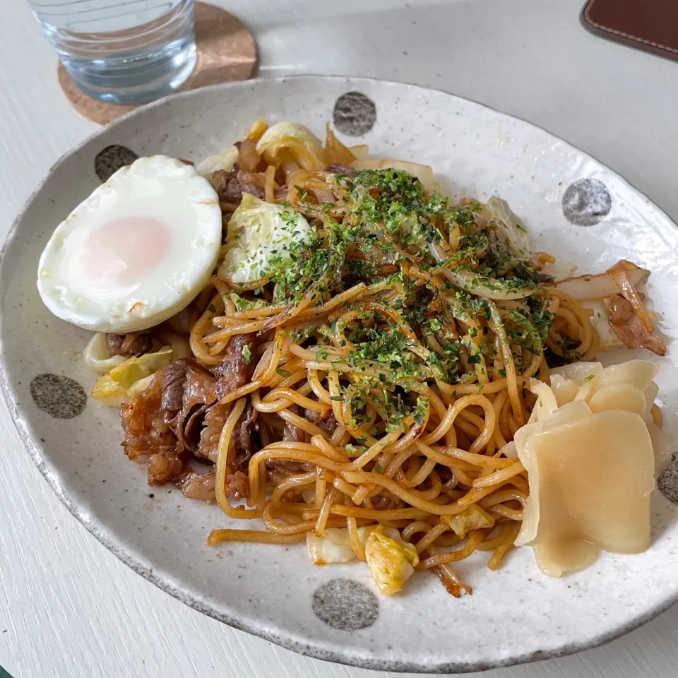 8/13お昼ご飯：焼きそば|ななみんさん