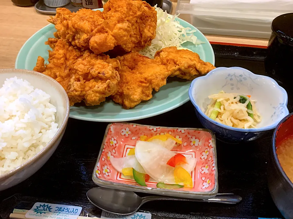 唐揚げ定食|プリンさん