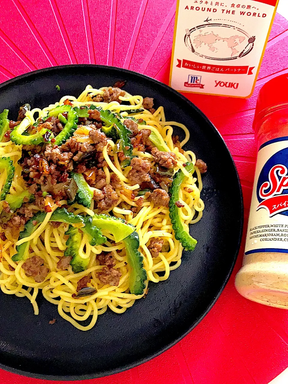 ゴーヤのスパイス焼きそば😋|ジュンコ バイヤーさん