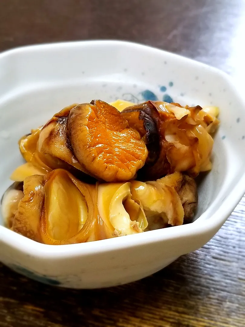 サザエの醤油煮|ぱんだのままんさん