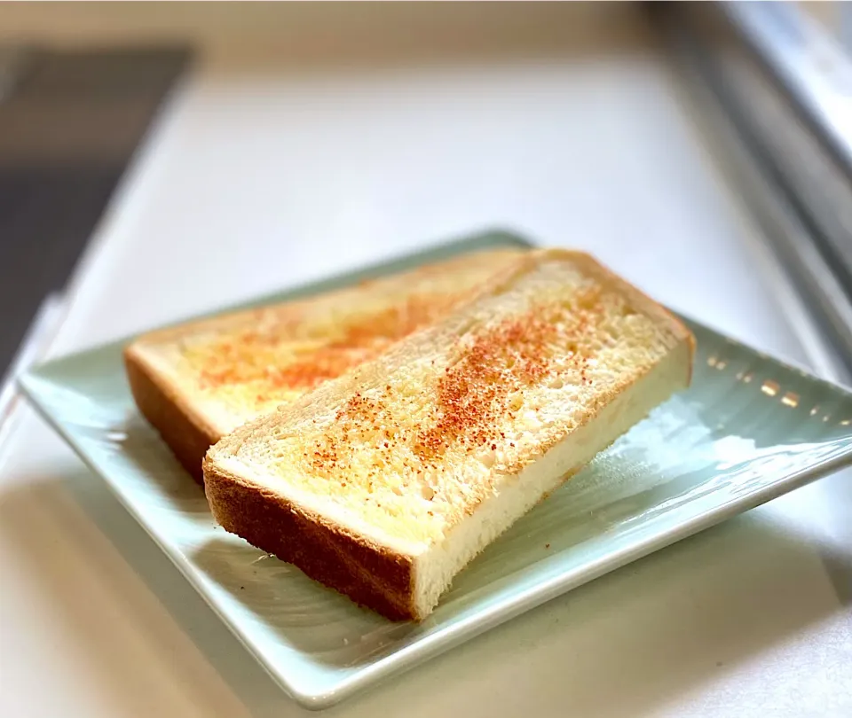 Snapdishの料理写真:明太風トースト|かっちゃん杉さん