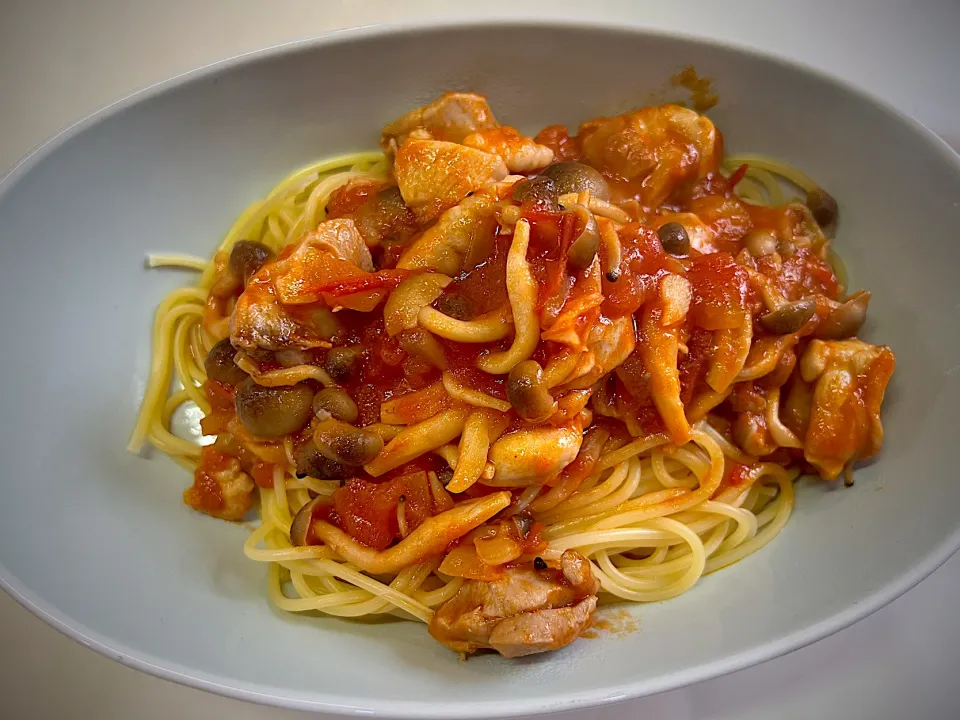 チキンとトマトのパスタ|KENさん