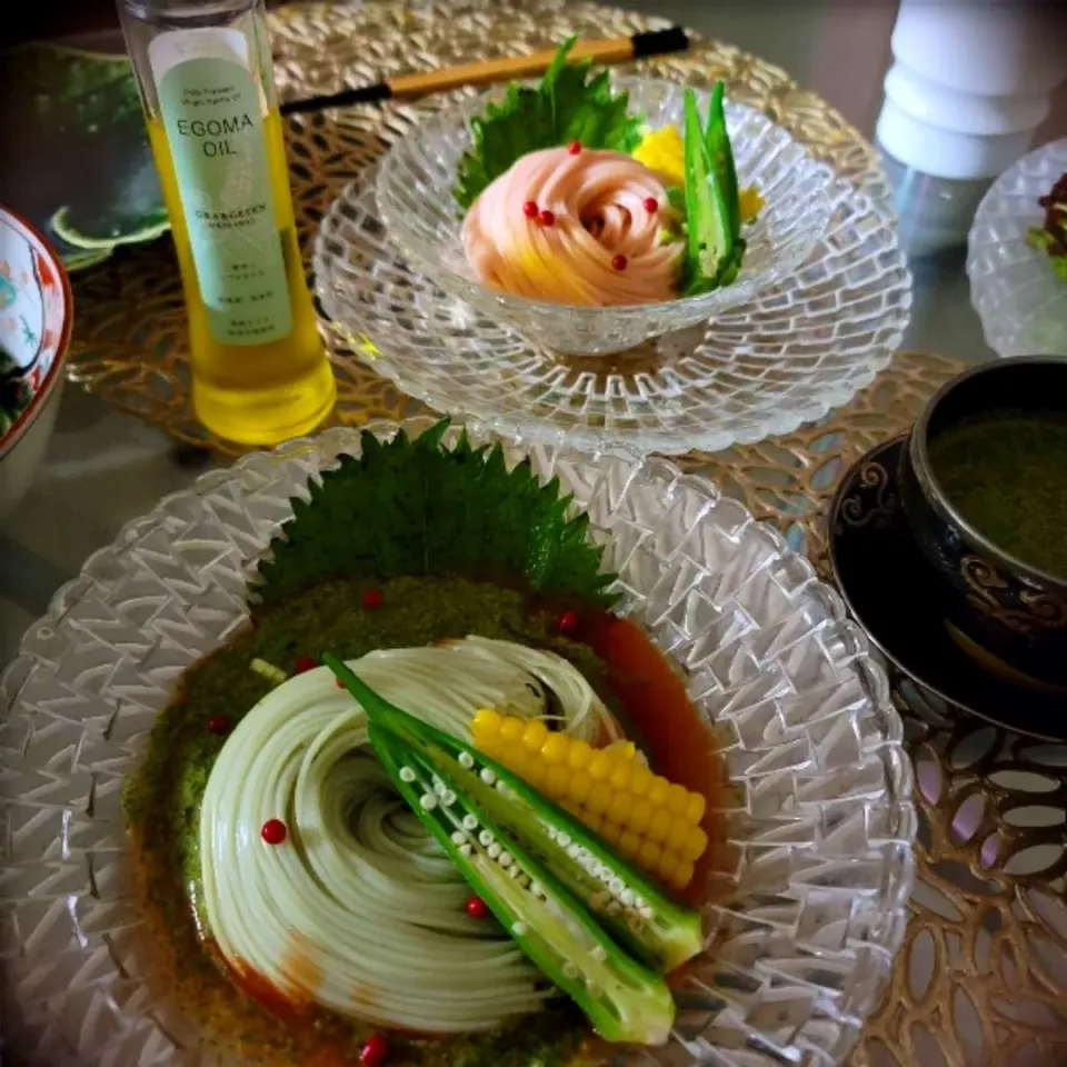 Snapdishの料理写真:素麺|🌿あかしろみどり🌿さん