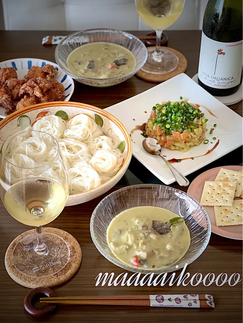 Snapdishの料理写真:神の雫ワインを飲むおつまみ🥂🥰|マイコさん