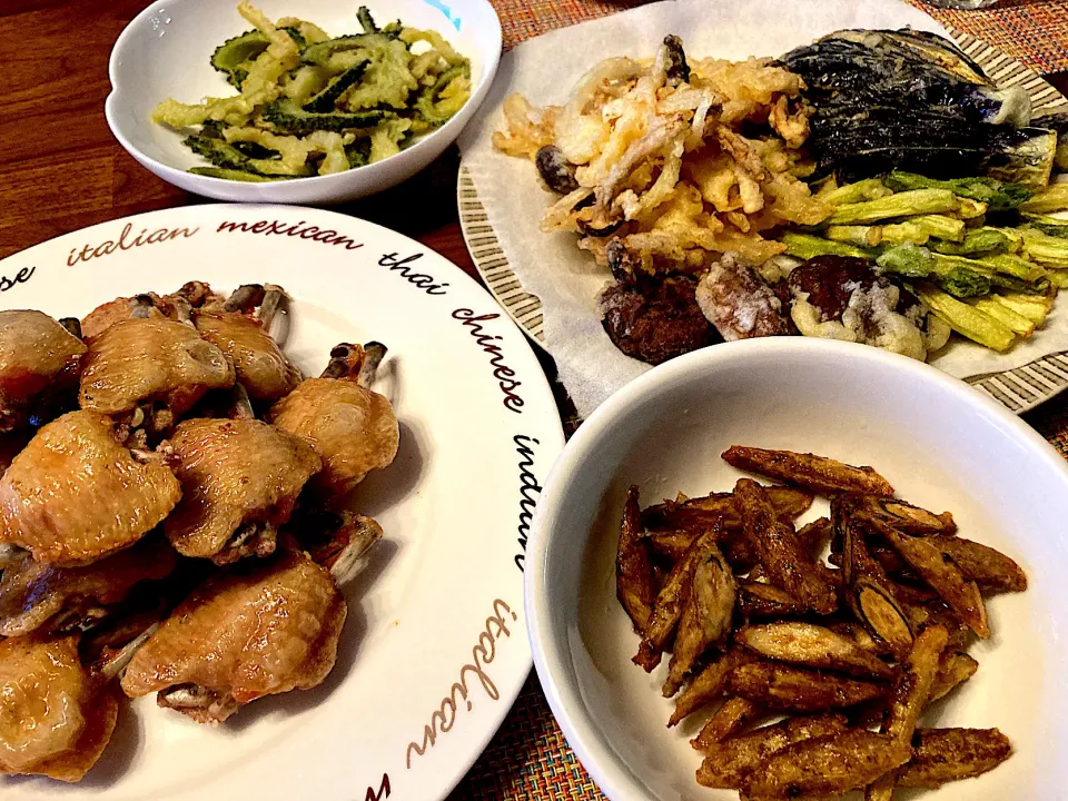 夏の揚げ物祭り|ふぅさん