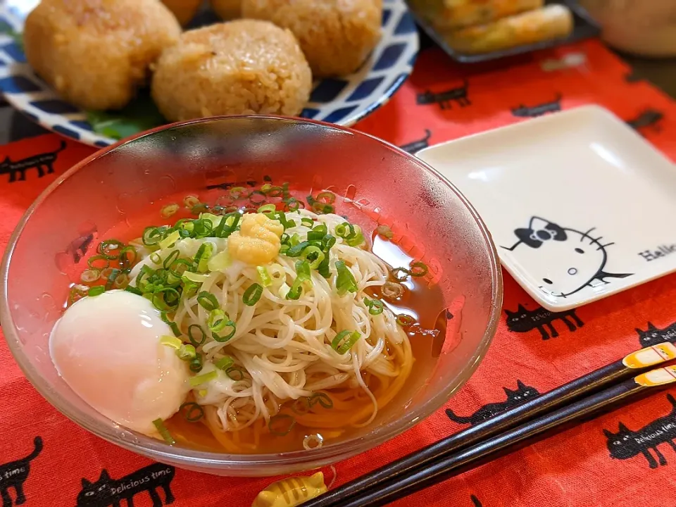 温玉入り甘めの素麺☆*°|奈津美さん