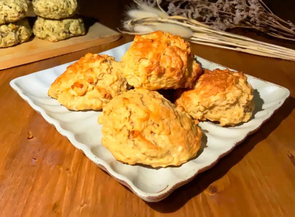 健康的⭐︎ピーナツバタースコーン🥜|Sandy🌻さん