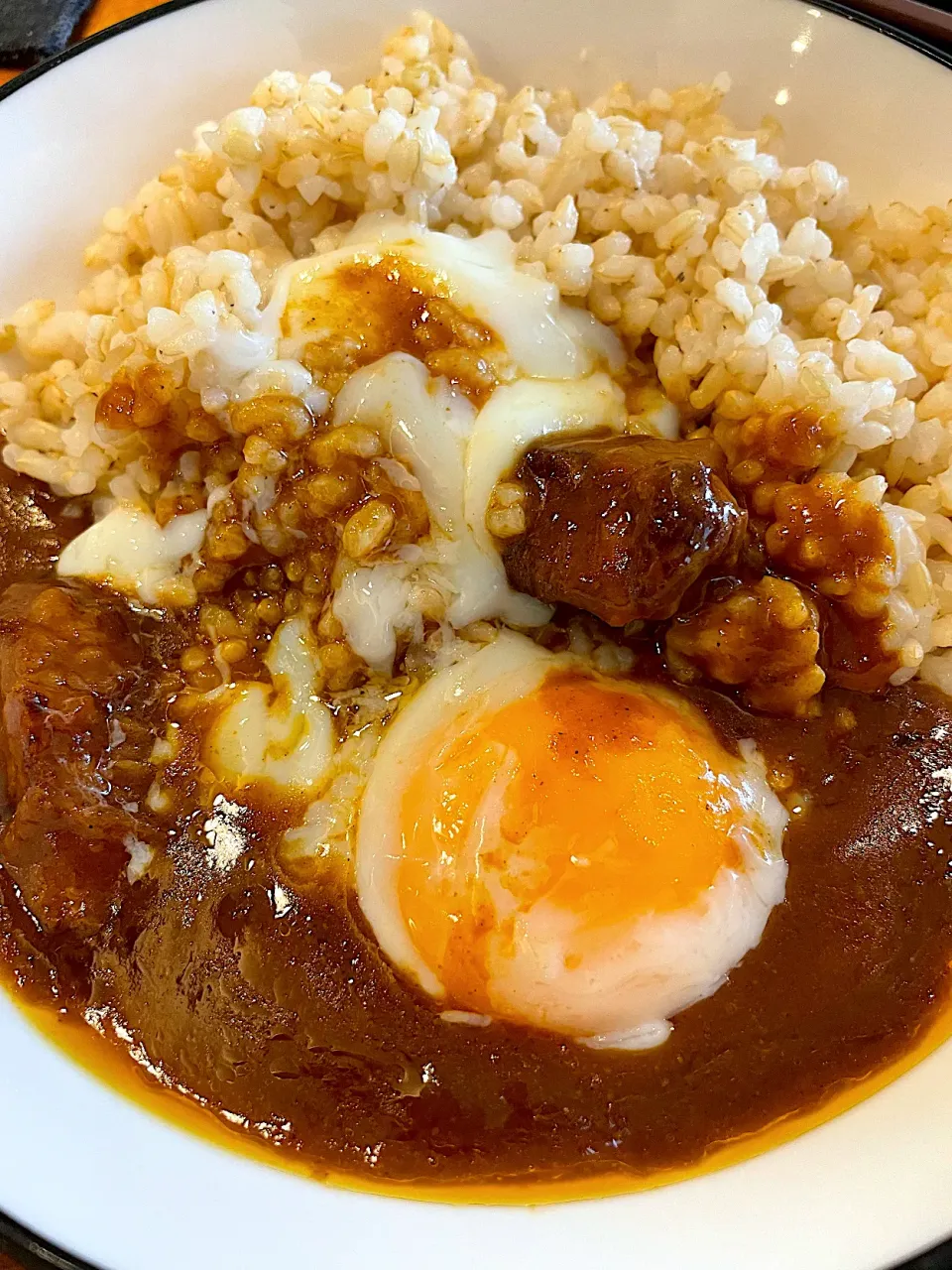 松坂牛カレー　玄米ご飯😋|annexさん