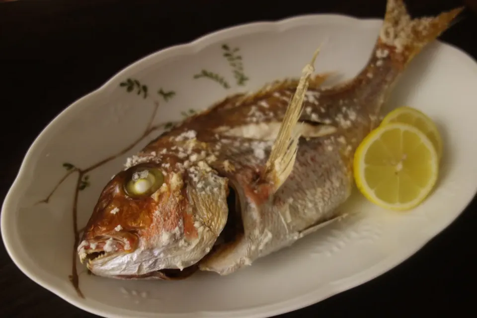 鯛の塩焼き|酒飲みpapaさん