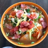 サミカさんの料理 豆腐丼の冷やしみそ汁かけ|🛼yukari🍑さん