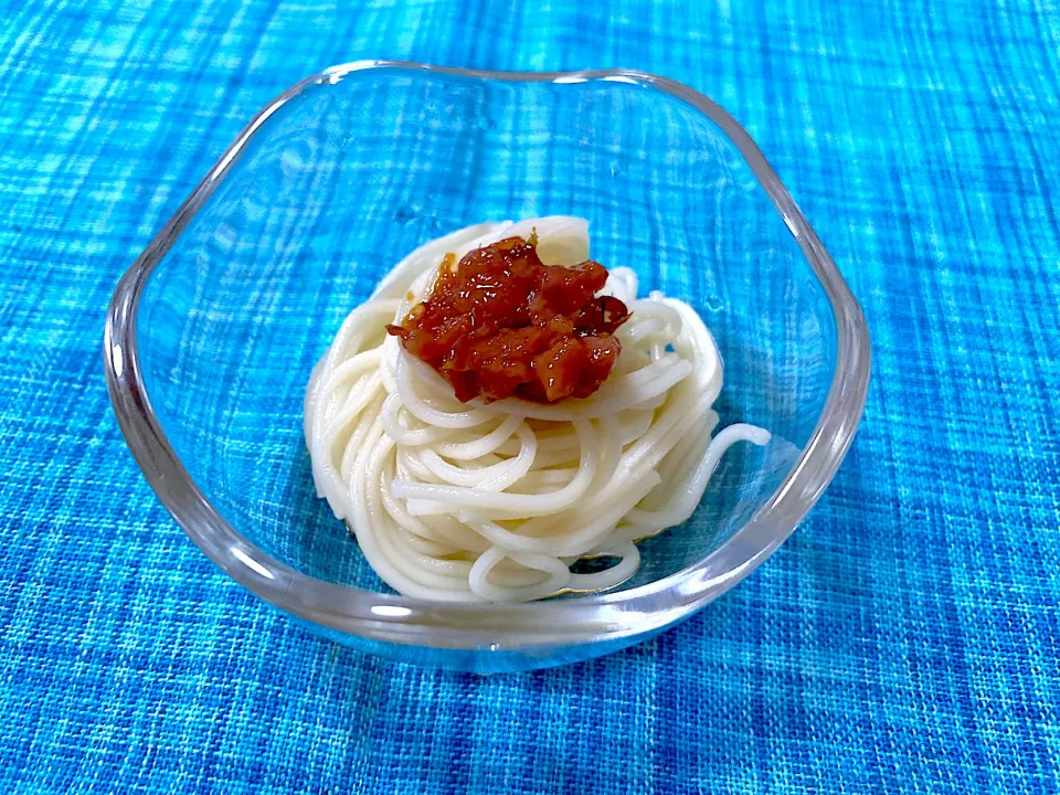 梅おかかそうめん！！|ひるずさん